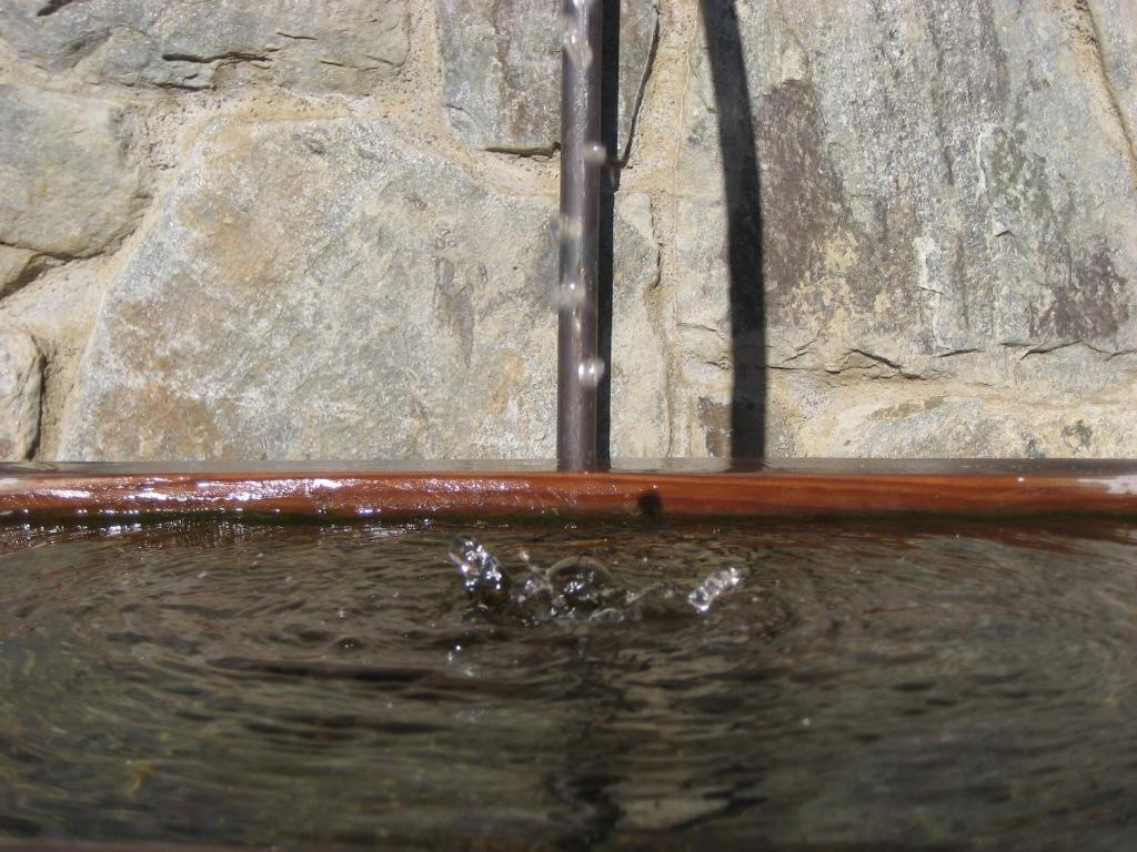 Sprudelndes Quellwasser am Mitterhof